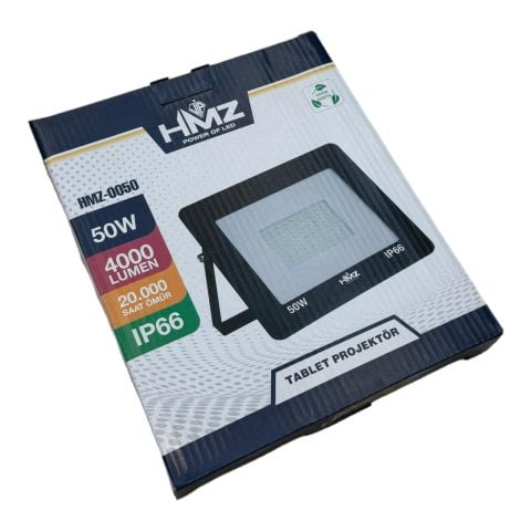 HMZ 50 Watt Smd LED Projektör Beyaz Işık