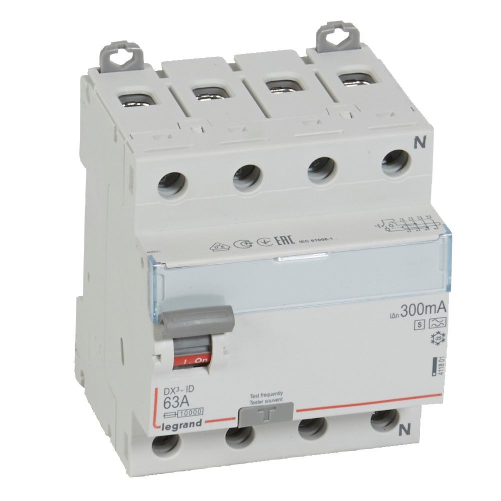 Legrand  DX³ KAK 4P selektif-A 63A 300mA LEG-411801