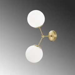 Aydinlatmadunyam Aplik YellowWhite Damar-6341