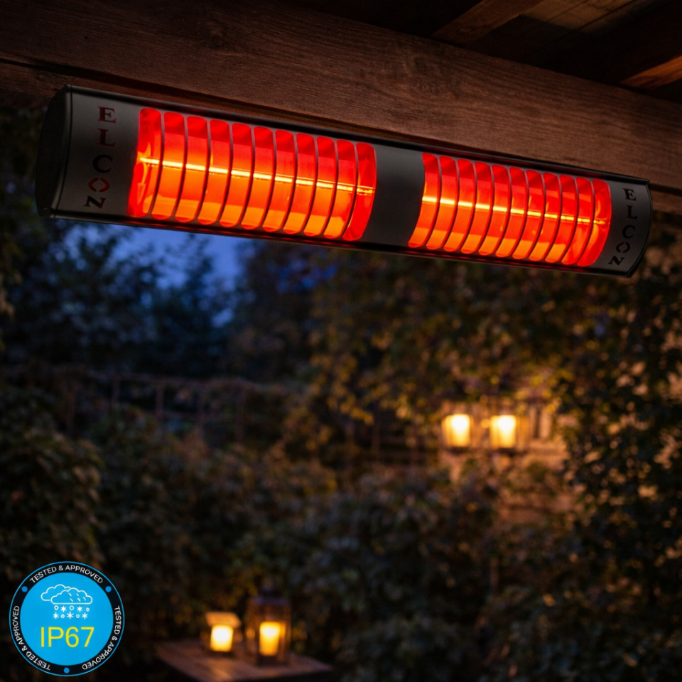 Hava Kosullarina Dayanikli Açik Hava Elektrikli Infrared Isitici BH-4000