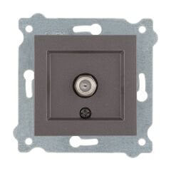 Exen Mocha Modül+Kapak  Uydu Prizi (F Konnektör)