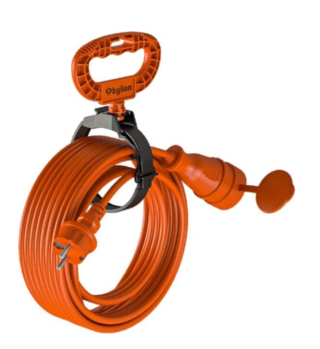 BYLION Bec-10325-F Ip44 F Type (Schuko) 3G2,5 10M Turuncu Kablo