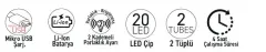 ACK Led Işıldak Nokıa Ve Mıcro Usb Soketli AC01-00230