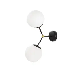 Aydinlatmadunyam Aplik BlackWhite Damar-6342