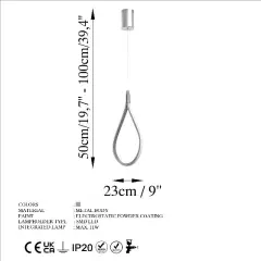 Aydinlatmadunyam Sarkit Chrome Damla-13540