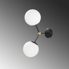 Aydinlatmadunyam Aplik BlackWhite Damar-6342