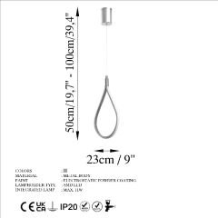 Aydinlatmadunyam Sarkit Chrome Damla-13540