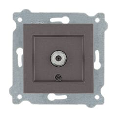 Exen Mocha Modül+Kapak  Uydu Prizi Ekranli (F Konnektör)