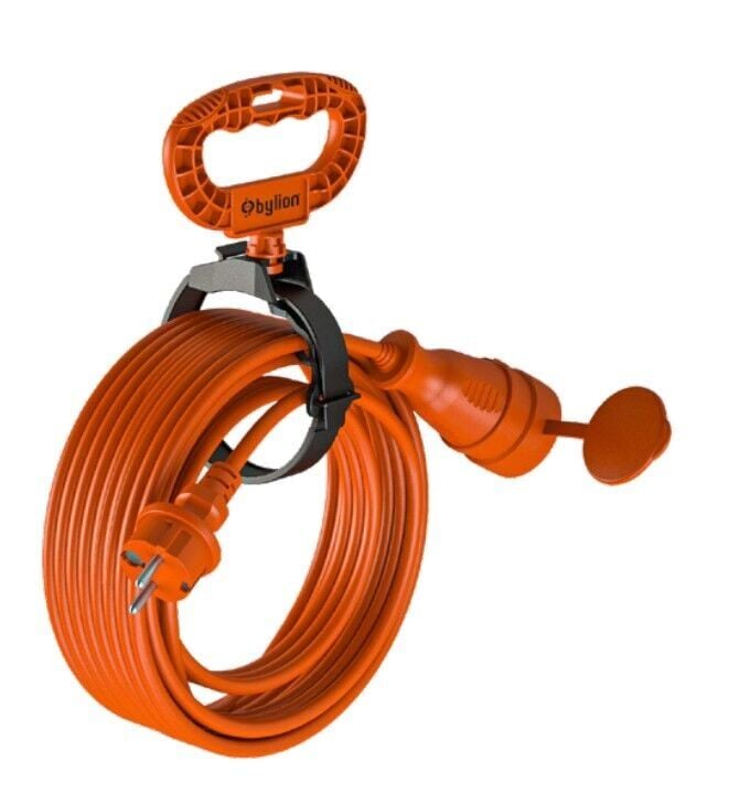 BYLION Bec-20325-F Ip44 F Type (Schuko) 3G2,5 20M Turuncu Kablo