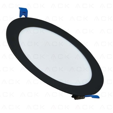 ACK 12W Siyah 3000K Sıva Altı Yuvarlak Led Panel AP01-01201