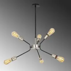 Aydinlatmadunyam Avize BlackNickel Ve-3841