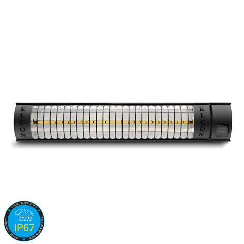 Hava Kosullarina Dayanikli Açik Hava Uzaktan Kumandali Elektrikli Infrared Isitici RCH-2000/6