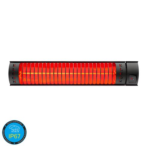 Hava Kosullarina Dayanikli Açik Hava Uzaktan Kumandali Elektrikli Infrared Isitici RCH-2000/6