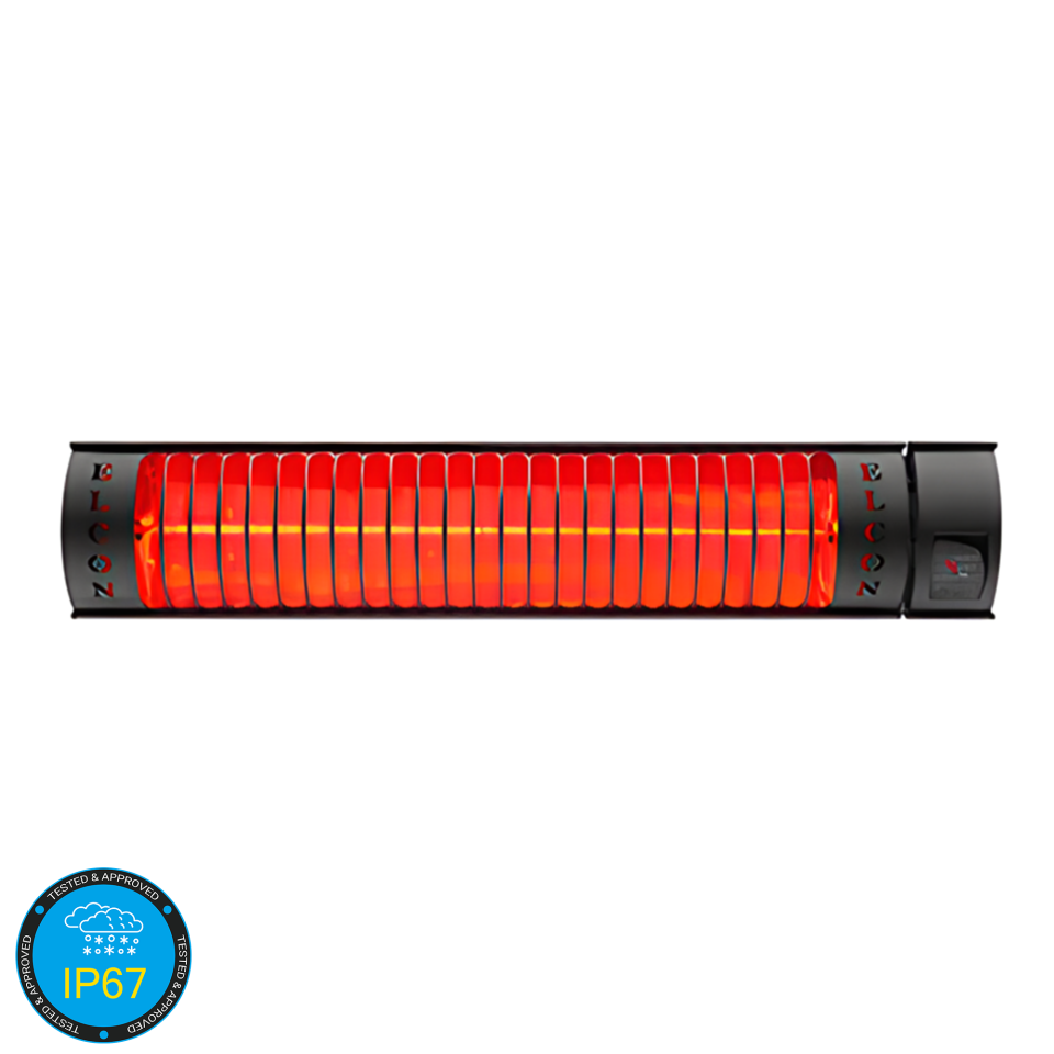 Hava Kosullarina Dayanikli Açik Hava Uzaktan Kumandali Elektrikli Infrared Isitici RCH-2000/6