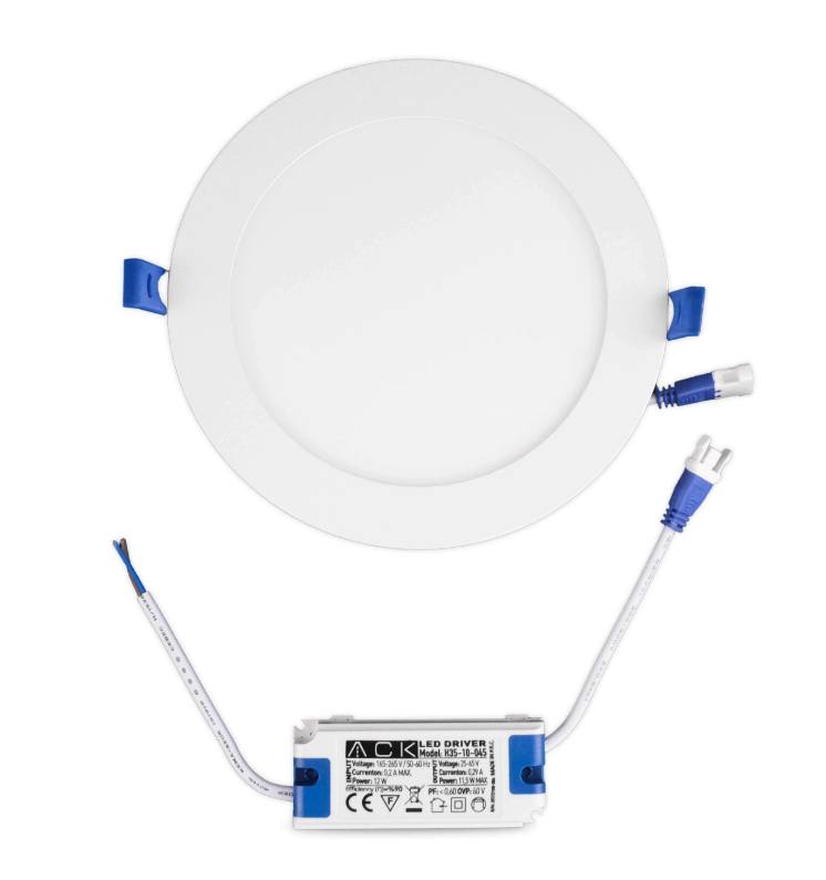 ACK 12W Beyaz 4000K Sıva Altı Yuvarlak Led Panel AP01-01210