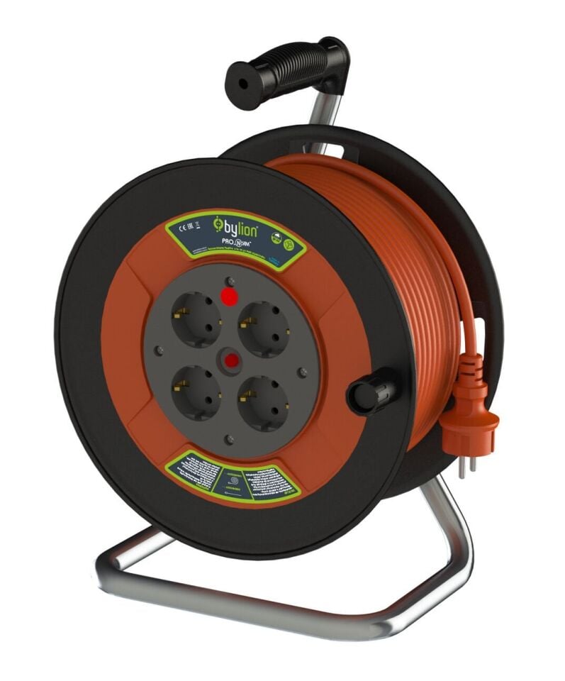 BYLION Pme-20325-F LL Pls Ø280 Ip20 F Type (Schuko) 3G2,5 20M Turuncu Kablo