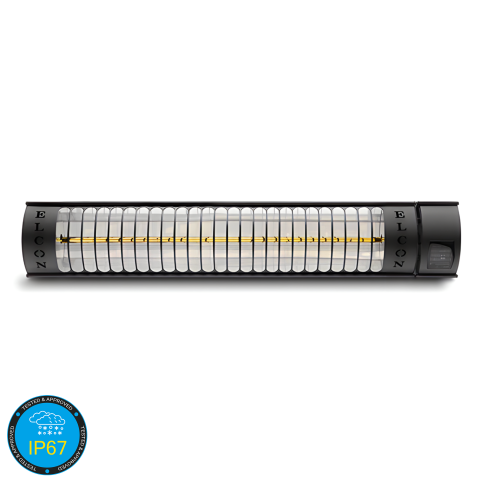 Hava Kosullarina Dayanikli Açik Hava Uzaktan Kumandali Elektrikli Infrared Isitici RCH-2500/6