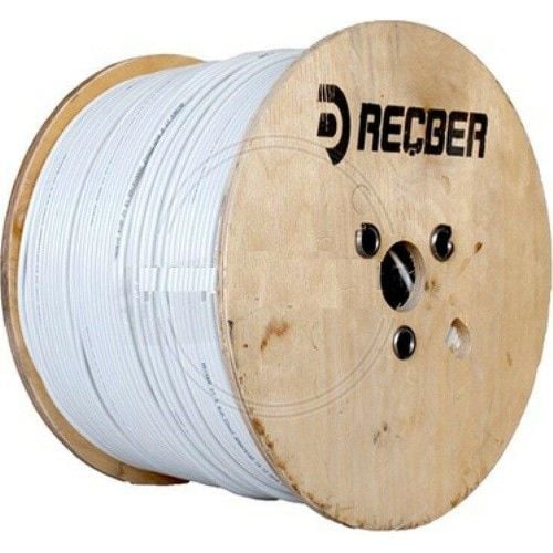 Reçber RG 6 U/4 PHY-PVC Class C Cu/Al Euro-Class Eca 75 Ohm Fiziksel Köpüklü PVC Kılıflı Koaksiyel Kablo -
