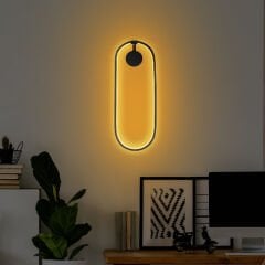 Aydinlatmadunyam Aplik Black Can-13556