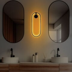 Aydinlatmadunyam Aplik Black Can-13556