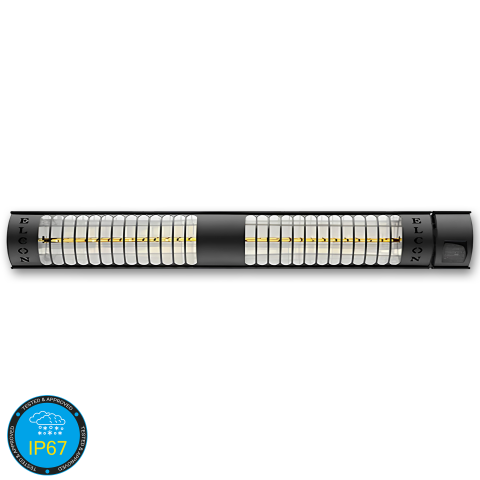 Hava Kosullarina Dayanikli Açik Hava Uzaktan Kumandali Elektrikli Infrared Isitici RCH-3000/8