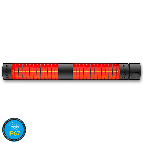 Hava Kosullarina Dayanikli Açik Hava Uzaktan Kumandali Elektrikli Infrared Isitici RCH-3000/8