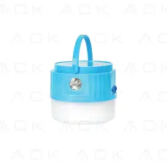 ACK Şarjlı Dokunmatik 2 Kademeli Blue Gövde Fenerli Led Lamba 7500K 8W Ip20 AC04-00130