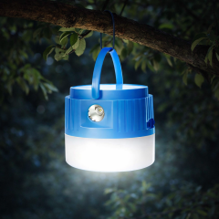 ACK Şarjlı Dokunmatik 2 Kademeli Blue Gövde Fenerli Led Lamba 7500K 8W Ip20 AC04-00130