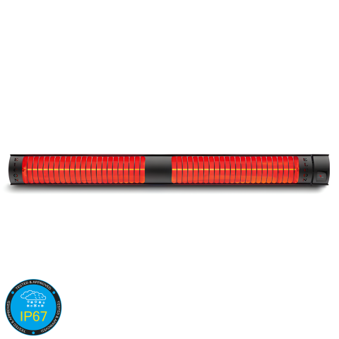 Hava Kosullarina Dayanikli Açik Hava Uzaktan Kumandali Elektrikli Infrared Isitici RCH-4000/8