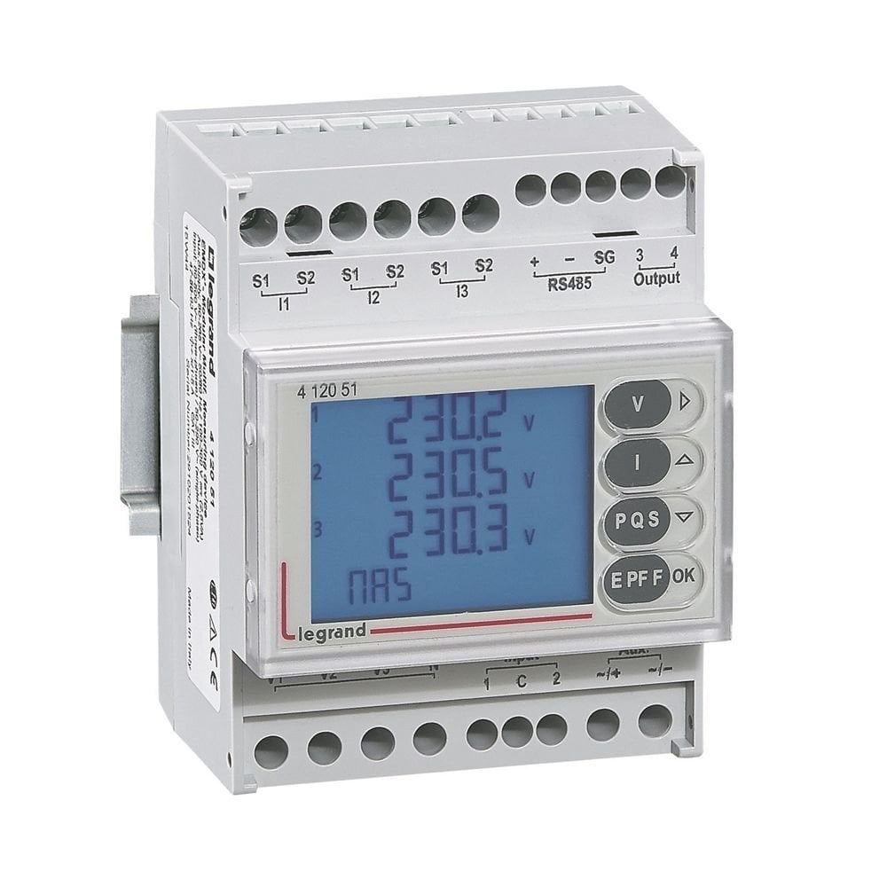 Legrand  EMDX3 Raya monte modüler Enerji analizörü LEG-412051