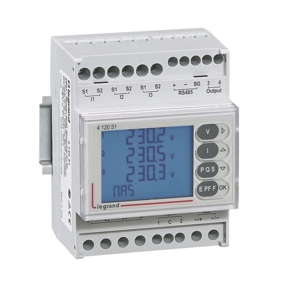 Legrand  EMDX3 Raya monte modüler Enerji analizörü LEG-412051