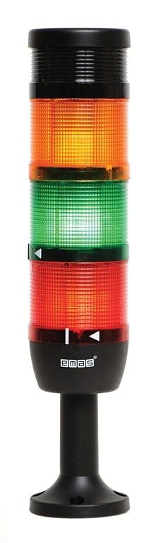 Emas 70Mm 24V Led 110Mm Pl.Ayaklı Dortlu Buzzer Ik - IK73L024ZM01
