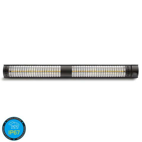 Hava Kosullarina Dayanikli Açik Hava Uzaktan Kumandali Elektrikli Infrared Isitici RCH-4000/12