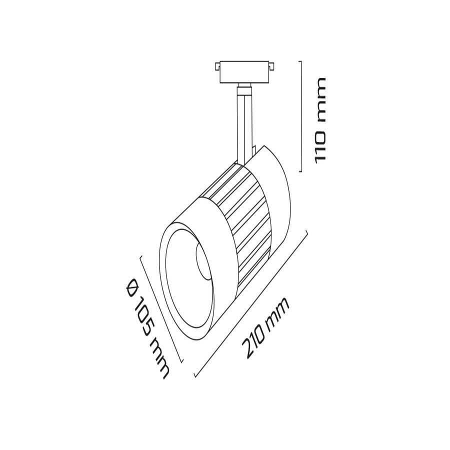Goya Gy 3617 Beyaz Kasa 42W 40° 2700K Led Ray