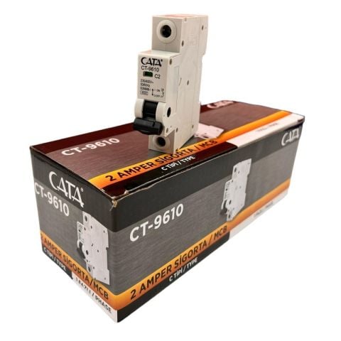 Cata CT-9610 4,5 kA  C2 Amper Monofaze Sigorta