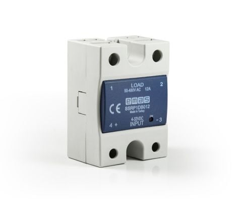 Emas Ssr 12A 50-480V Solid State Röle - SSRP1DB012
