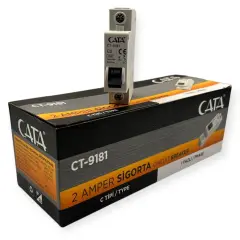 Cata CT-9181 4,5 kA C2 Amper Monofaze Sigorta