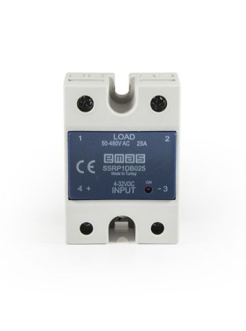 Emas Ssr 25A 50-480V Solid State Röle - SSRP1DB025