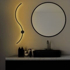 Aydinlatmadunyam Aplik Black Uyan-13601