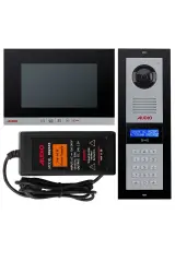 Audio 001189MBP 7 inç 35 Daire Mekanik Buton Panelli Görüntülü Diafon Paketi