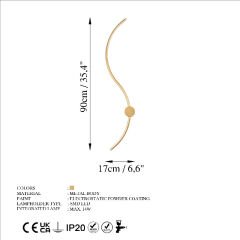 Aydinlatmadunyam Aplik Gold Uyan-13602