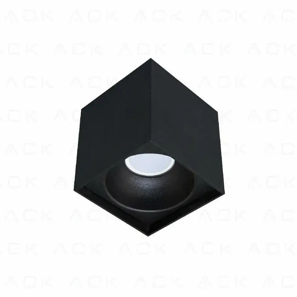Ack Sivaüstü Dekoratif Armatür 100X140Mm Altin Reflektör Beyaz Kasa