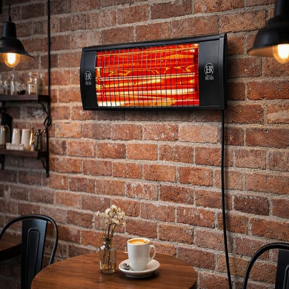 Hava Kosullarina Dayanikli Açik Hava Elektrikli Infrared Isitici EIR-1500