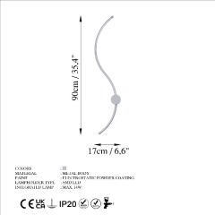 Aydinlatmadunyam Aplik Grey Uyan-13603