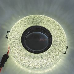 Cata Günışığı Led Çerçeveli Yağmur Kristal Cam Spot CT-6615