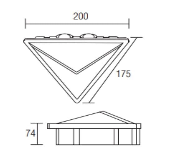 Horoz 076-060-0015 Dragon 15W 3000K  Led Bahçe Armatürü
