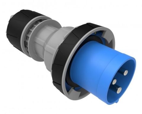 Bemis  3/125A. Düz Fiş IP67 BC1-6403-7011