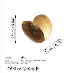 Aydinlatmadunyam Aplik Gold Yosma-13640