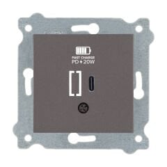 Exen Mocha Modül+Kapak  Usb Sarj Prizi Type-C