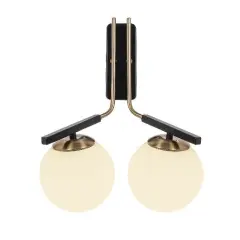 Aydinlatmadunyam Aplik GoldBlack Yildiz-4016